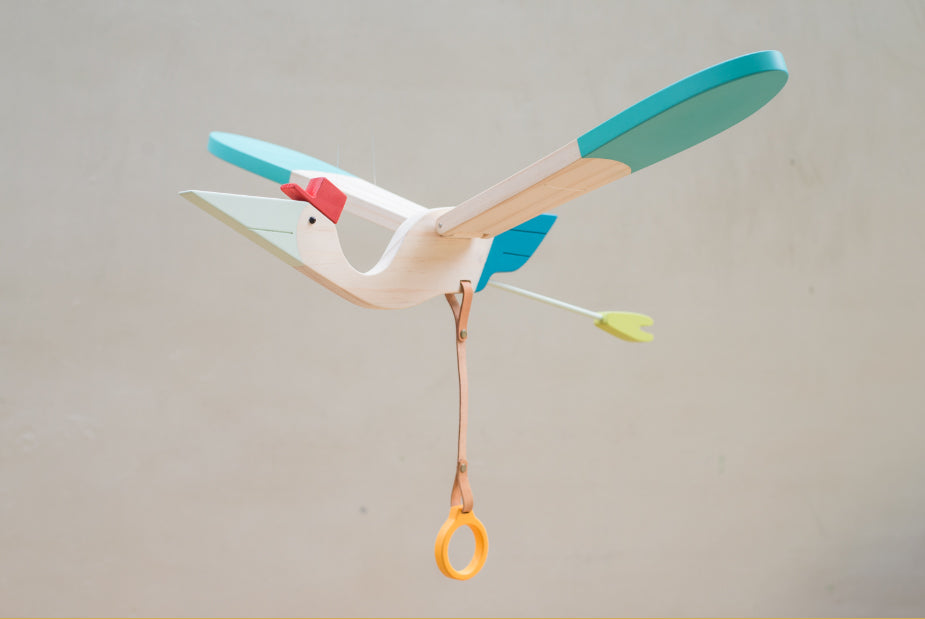 hanging mobile bird
